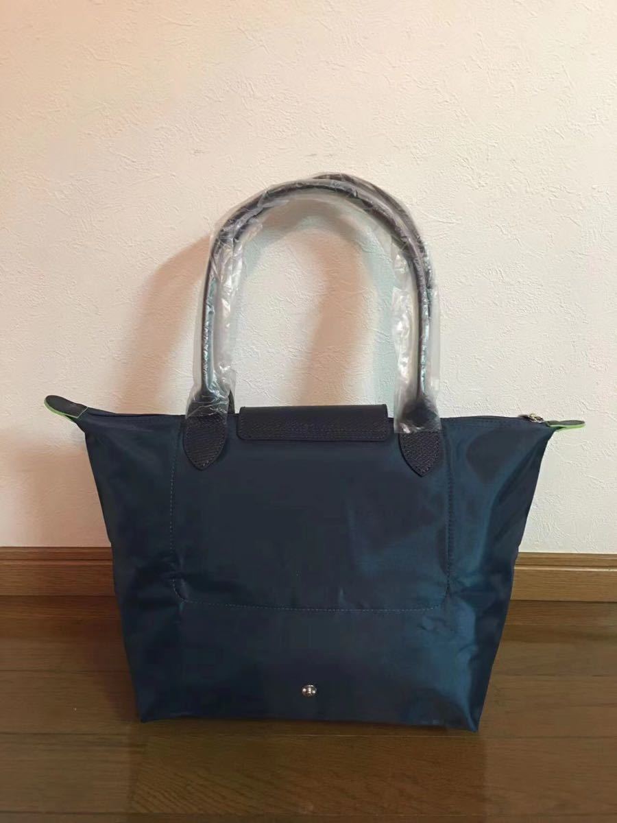 【新品】ロンシャン LONGCHAMP ル プリアージュ グリーン S ショルダーバッグ オーシャン- リサイクルキャンバス_画像3