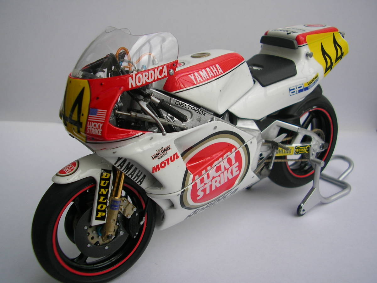 ☆長谷川1/12 YAMAHA YZR 500巴厘島巴厘島傳奇拉爾夫安德森成品☆ 原文:☆ハセガワ 1/12　YAMAHA YZR 500 バリバリ伝説　ラルフアンダーソン 完成品 ☆