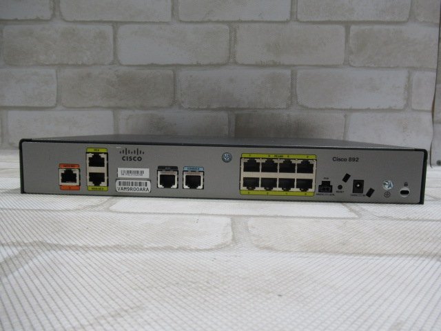 Ω 新O 0187♪ 保証有 CISCO【 CISCO892J-K9 V02 】シスコ 800 Series Model Cisco 890 統合型ルータ AC付・祝10000!取引突破!!_画像6