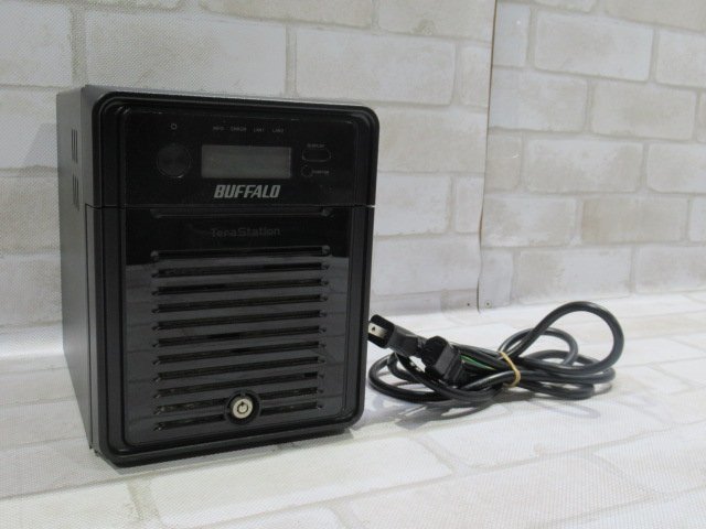 11253 ▲Ω 新DK 0316ｍ 保証有 BUFFALO【 TS3400DN0804/R5 】TS3400DNシリーズ HDD:2TB×4 RAID0 TERASTATION 動作確認/初期化済 鍵無_画像1