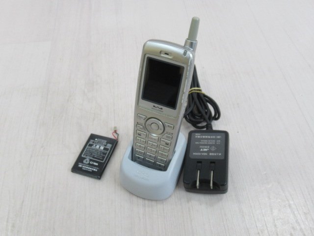 激安単価で ΩZZX1 15146※ 保証有 ウィルコム WILLCOM PHS電話機 WX220J(S) 電池付 携帯電話