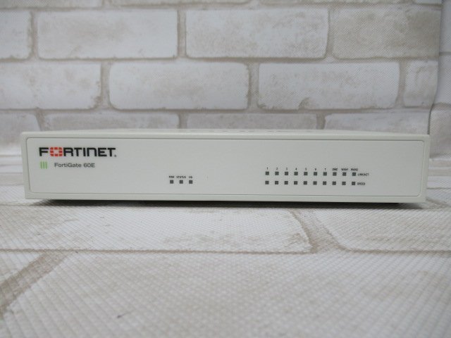 ▲Ω 新FT 0104♪ 保証有 Fortinet【 FG-60E 】Fortigate-60E UTM ライセンス期限切れ FW：v6.0.6 領収書発行可能_画像2