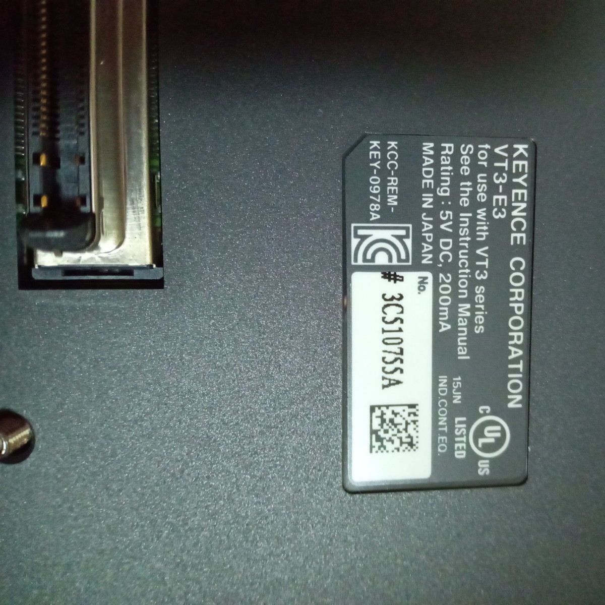 中古美品 キーエンス タッチパネル VT3-V8 Ethernetユニット VT3 中古美品 キーエンス タッチパネル VT3-V8 Ethernetユニット VT3