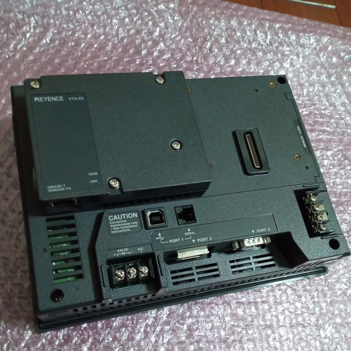 中古美品 キーエンス タッチパネル VT3-V8 Ethernetユニット VT3 中古美品 キーエンス タッチパネル VT3-V8 Ethernetユニット VT3