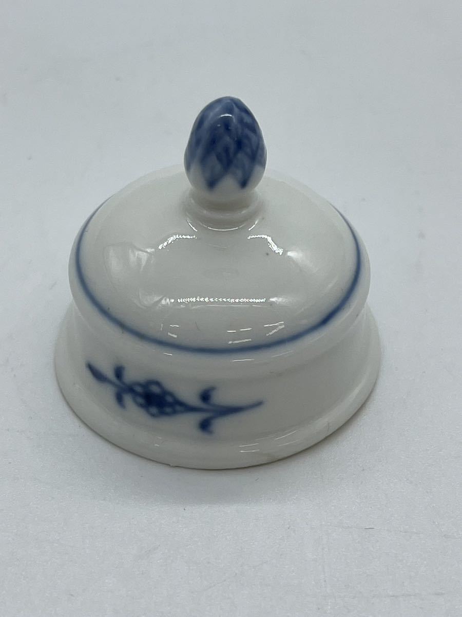 マイセン（Meissen） ブルーオニオン ティーキャニスター 14cm_画像6