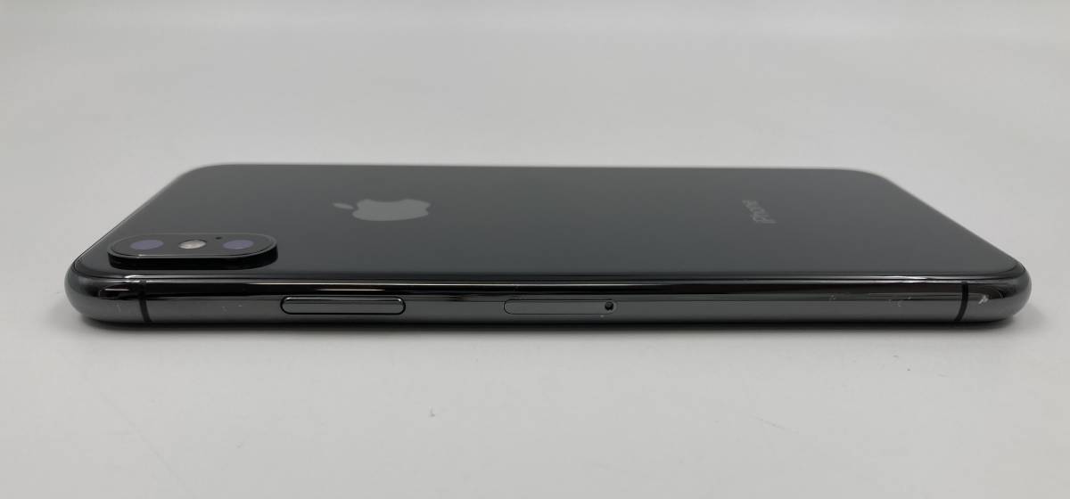 1円スタート!☆iPhoneX スペースグレイ 256GB A1902☆初期化済み SIM