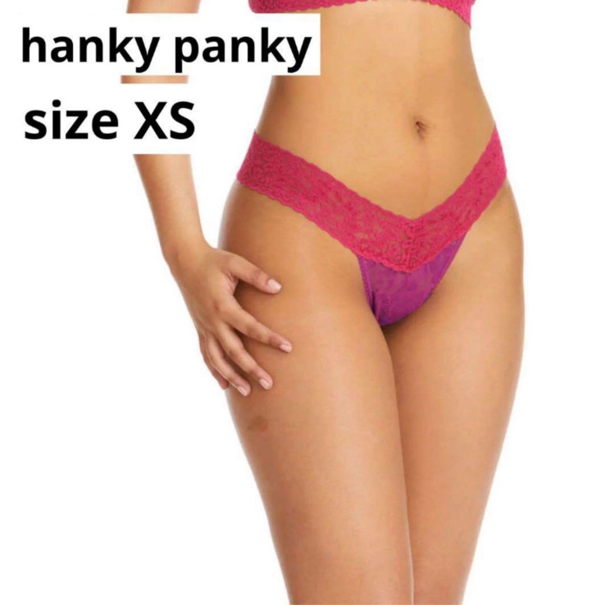 ハンキーパンキー　hanky panky 3610 タンガショーツ　XS