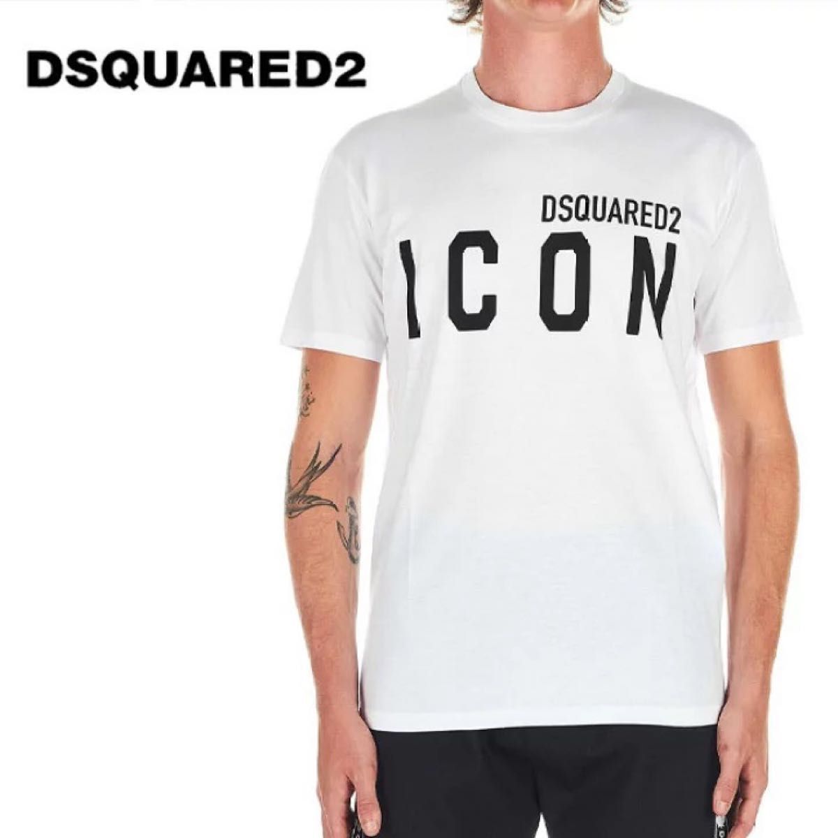 新品送料込み DSQUARED2 ディースクエアード Tシャツ ホワイト S
