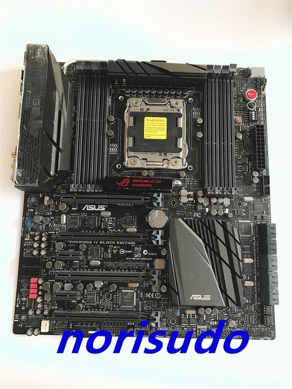 中古動作品 ASUS Rampage IV Black Edition【 E-ATX マザーボード】Intel X79 LGA 2011 Core i7(Sandy Bridge-E) 対応_画像4