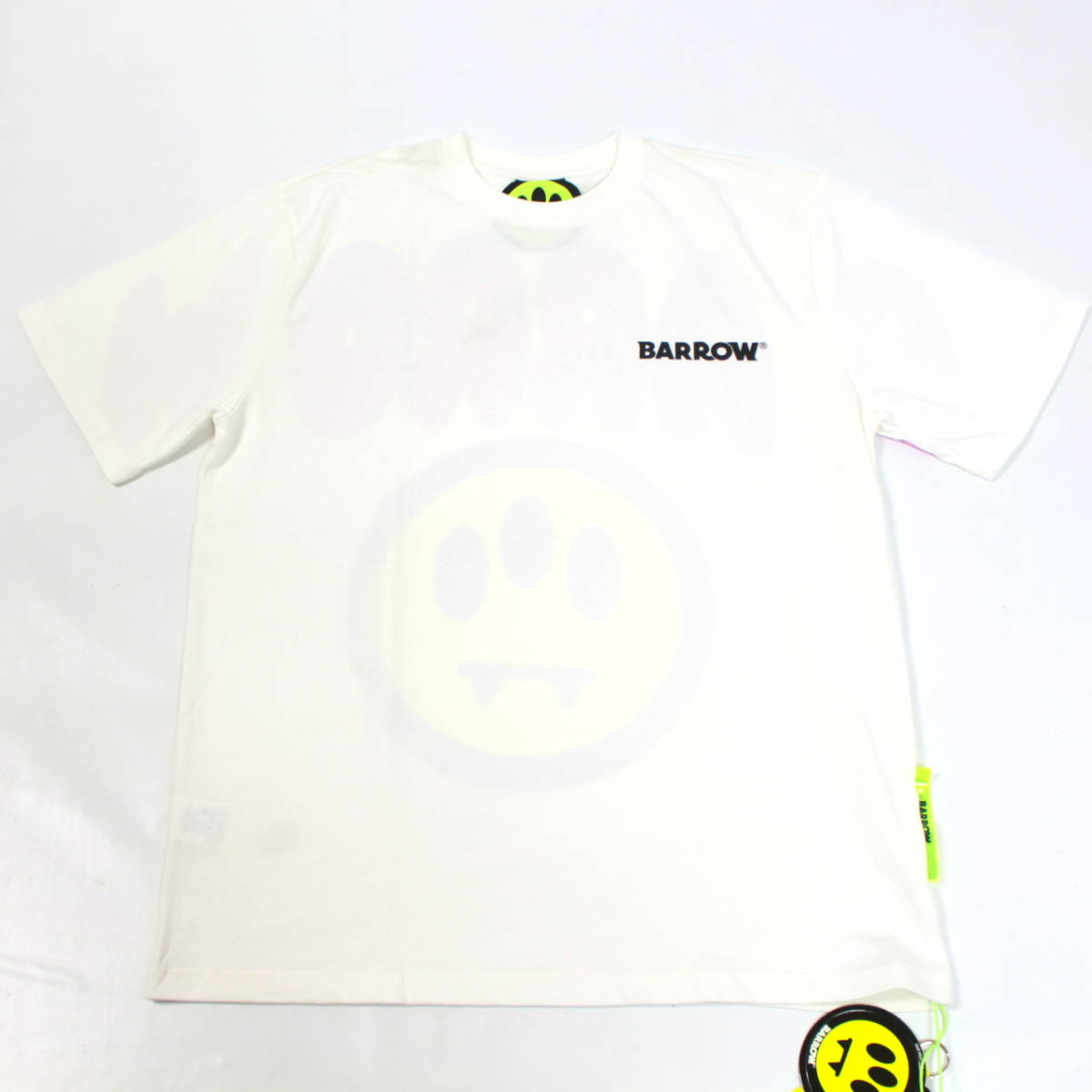 BARROW バロウ バロー　オーバーサイズ　バックプリント　Tシャツ　オフホワイト　サイズL_画像4