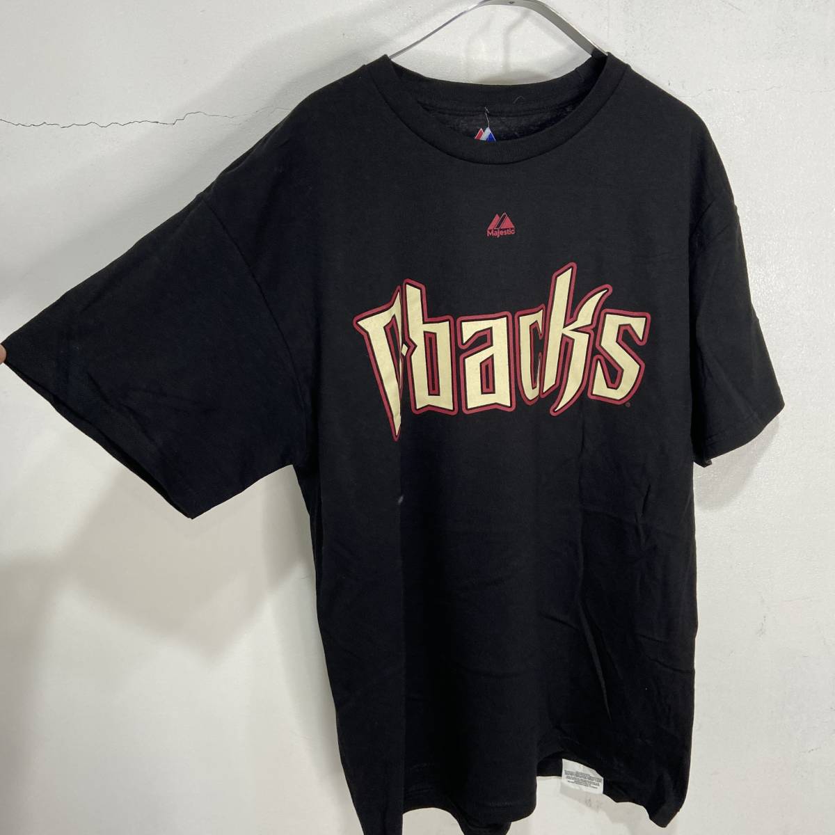 ☆送料無料☆deadstock☆タグ付き未使用品☆ダイヤモンドバックス☆アップトン選手☆Tシャツ☆MLB☆K23_画像3