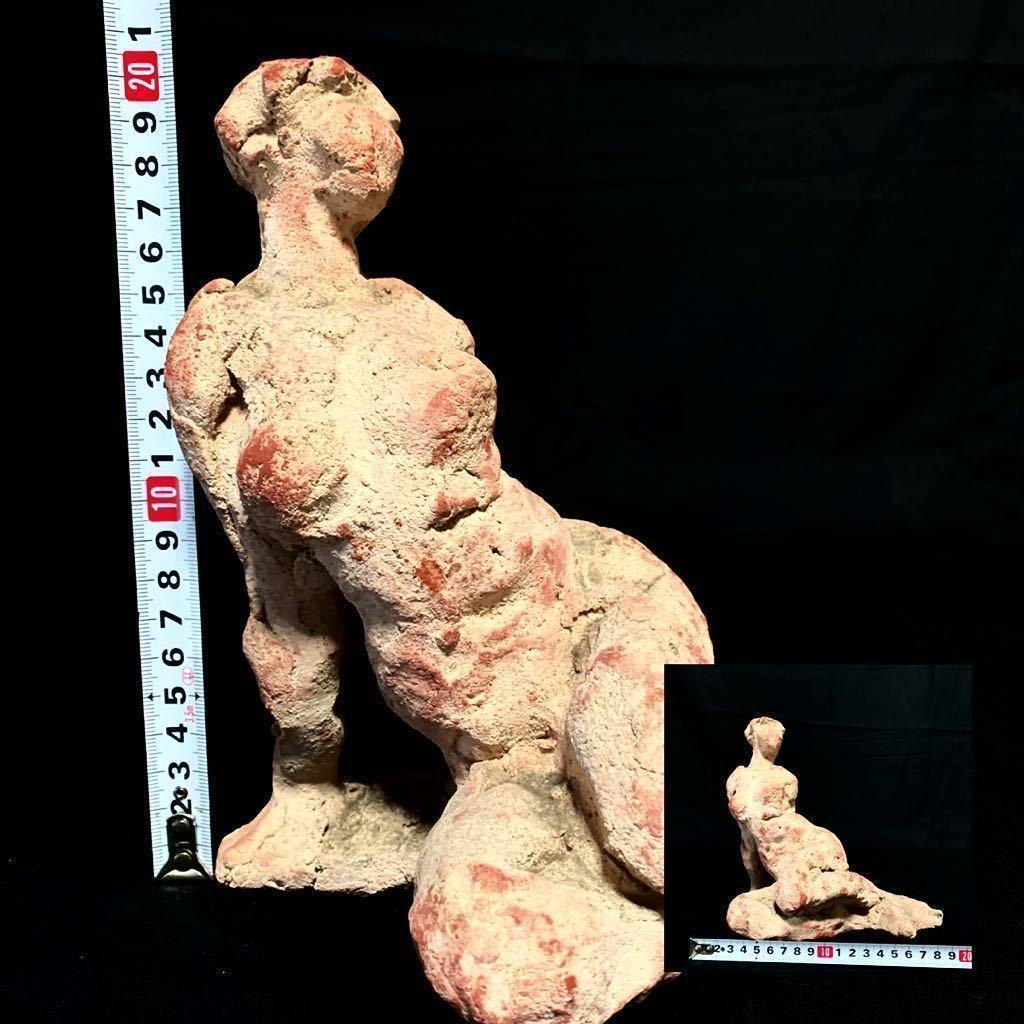 木内克 テラコッタ裸婦像 共箱 日本美術 置物 彫刻美術 彫刻家 裸婦 美人_画像10