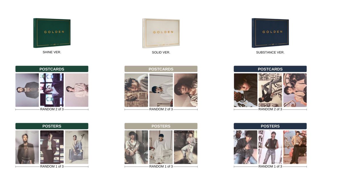 BTS JUNGKOOK Golden ジョングク ゴールデン ポスター アウト BTS JUNGKOOK Golden ジョングク ゴールデン ポスター アウト