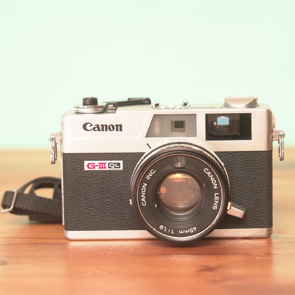 上質風合い 完動品◎CANON ニューキャノネットQL19 G-III フィルム