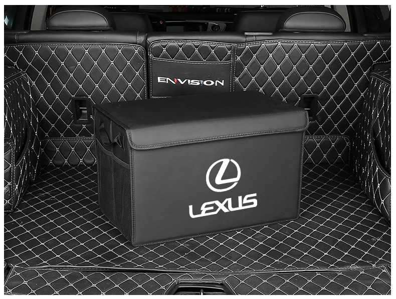 レクサス ES NX RX UX LS など 全車種対応可能 1個 車載 収納ボックス 折り畳み式 の画像1
