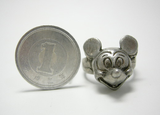 ミッキー ビンテージ リング 80s デッドストック ディズニー Diseny Mickey Mouse ミッキーマウス VINTAGE RING_画像4