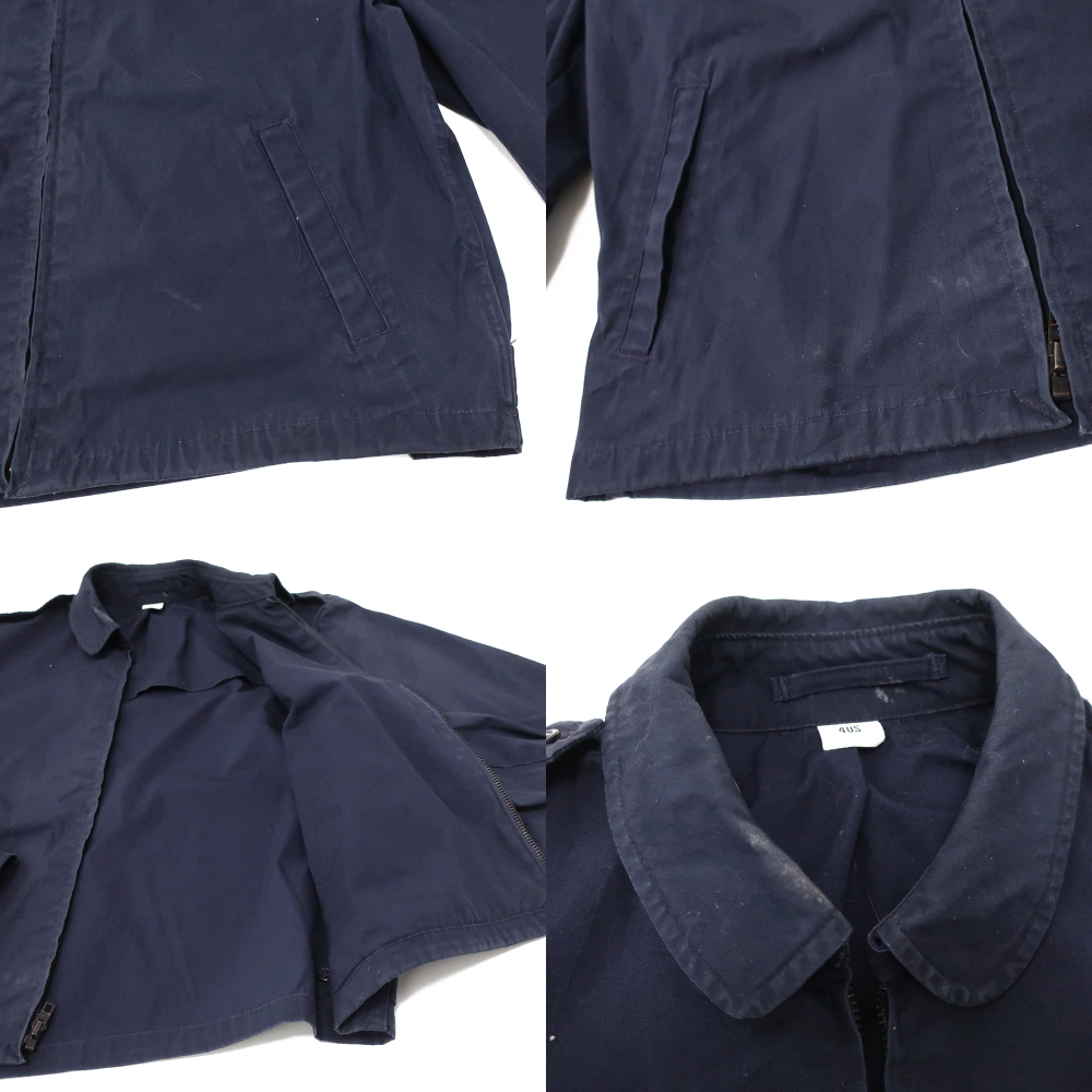 U.S.AIRFORCE 米軍 MAN’S JACKET ジップアップブルゾン ネイビー 40S_画像2