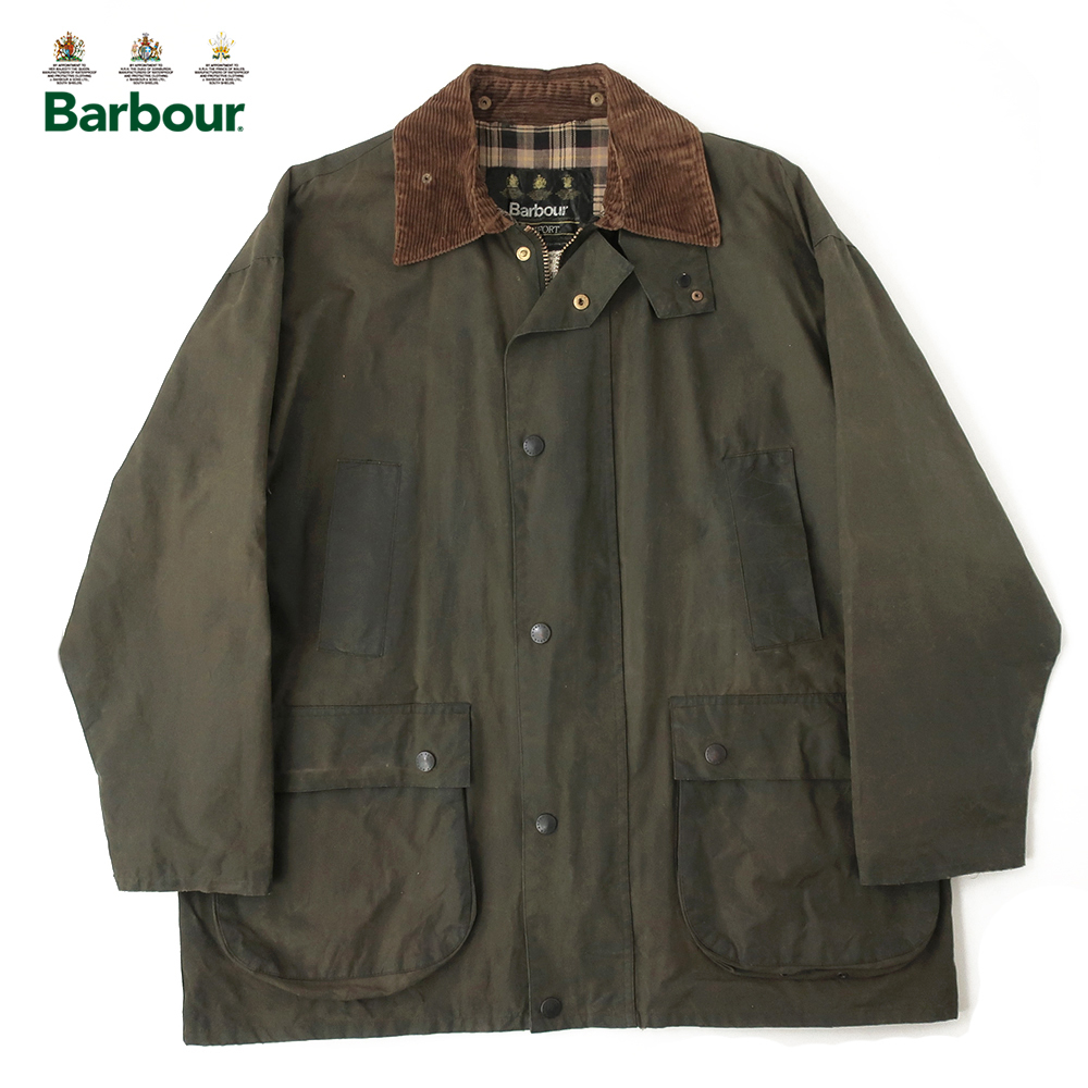 珍品◎Barbour バブアー オイルドジャケット BEDALE セットインスリーブ/リメイク 48程_画像1