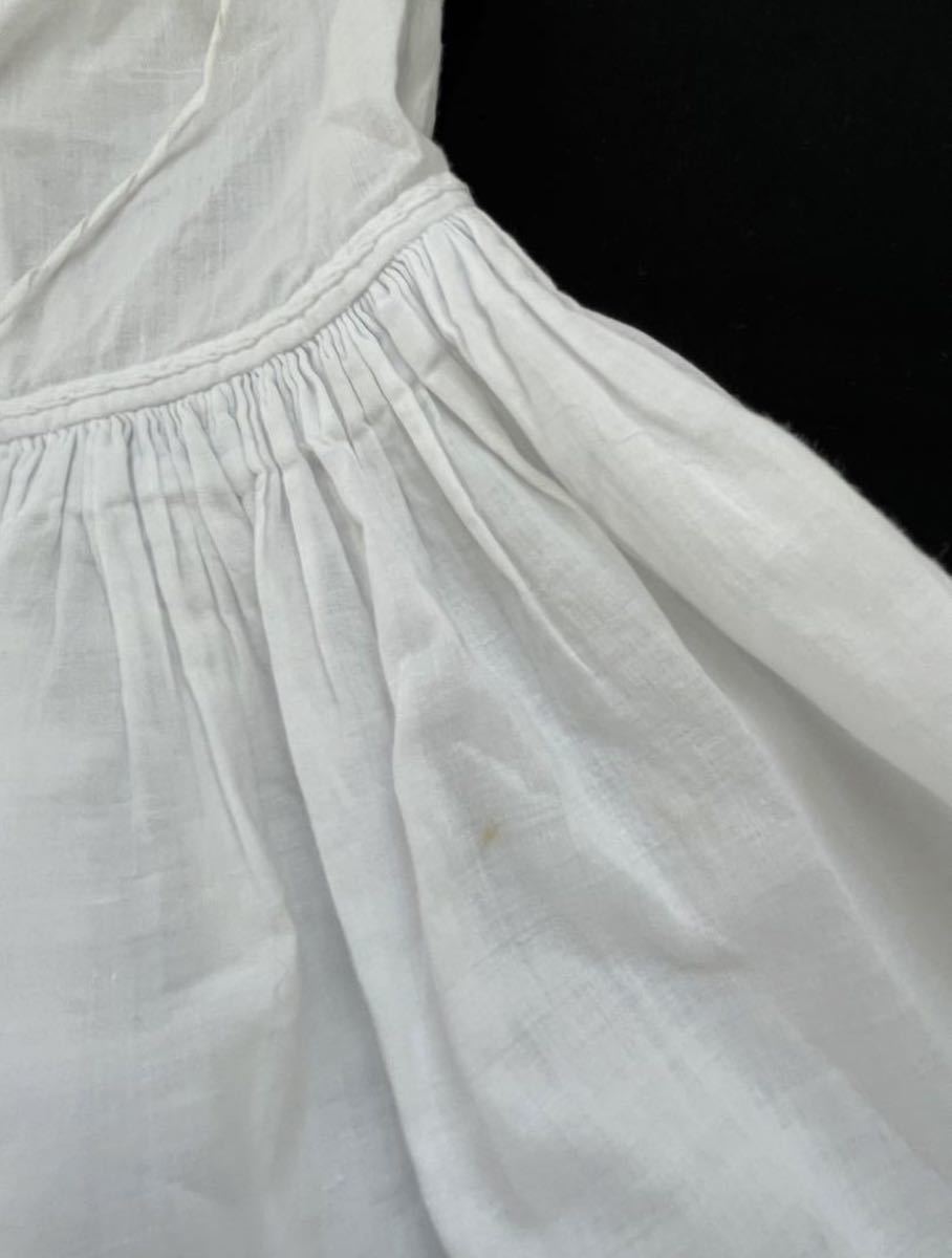 アンティーク　イギリス　ベビー　ドレス　大きなビスクドール　ぬいぐるみ　テディベア_画像8