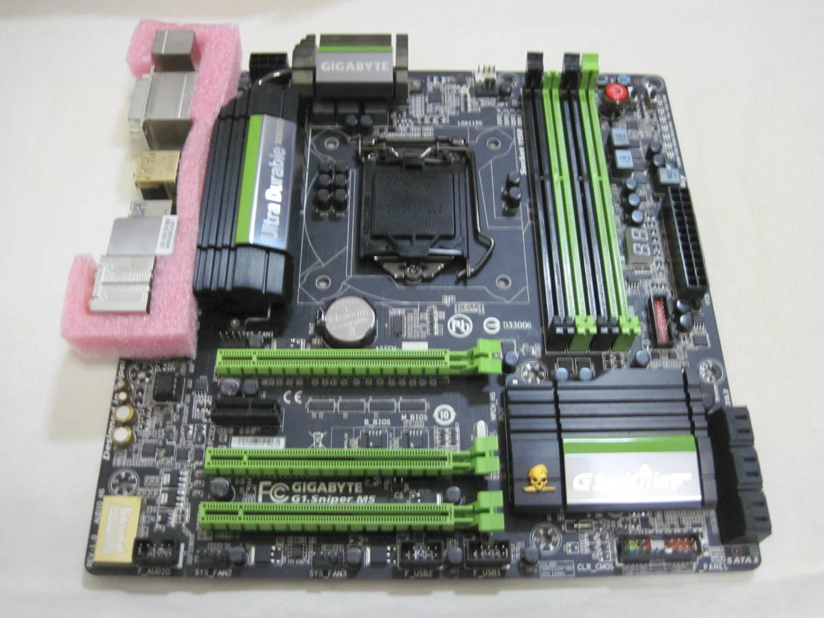 GIGABYTE G1.Sniper M5　LGA1150　Z87　DDR3　Micro-ATX　【ジャンク】_画像4