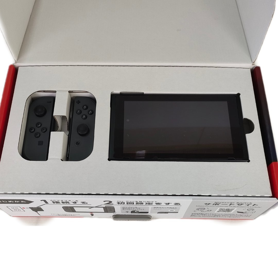 ５　展示品　Nintendo Switch グレー　任天堂　開封済み　HAD-S-KAAAA（JPN）_画像2