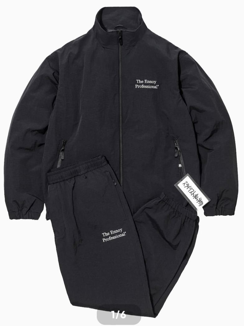 送料無料 XL エンノイ ennoy セットアップ SET UP スタイリスト私物 NYLON TRACK SUIT ナイロン トラック スーツ  ジャケット パンツ