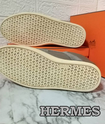 【１円・美品】エルメス　Hermes　ベルテッドハイカット　サイズ43（27.0㎝）　レザー×スエード　即決箱付き　_画像7