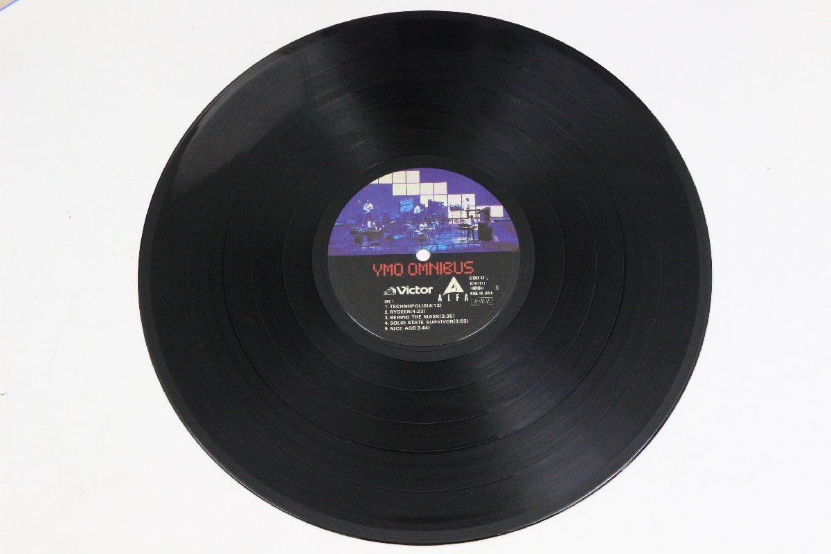 【非売品】 YMO 〇 「YMO Omnibus(YMOベストアルバム)」 LPレコード (ALFA-1011) 〇＃4955_画像4