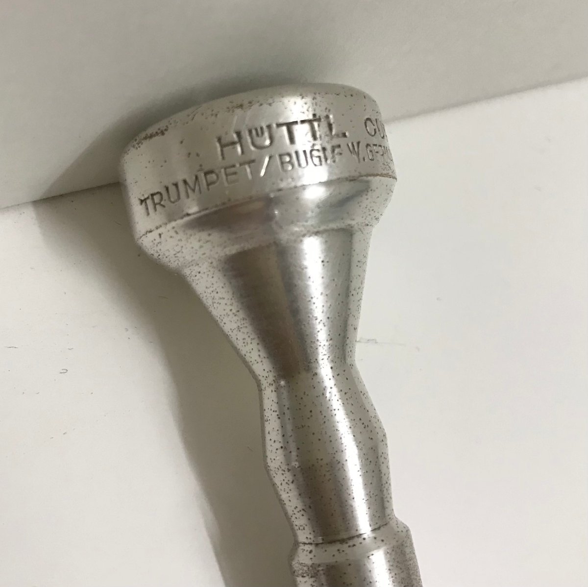 ▲【ジャンク品】 HUTTL ヒュッテル マウスピースのみ BUGLE.W.GERMANY SC20 トランペット用 現状品 (E1)M/G51117/6/0.1_画像5