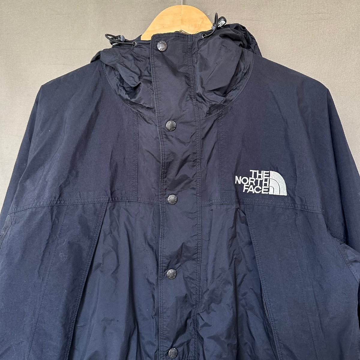 ■THE NORTH FACE ザノースフェイス NP-2191 マウンテンライトプルオーバージャケット ゴアテックス ナイロン サイズ3L メンズ ブラック■_画像3