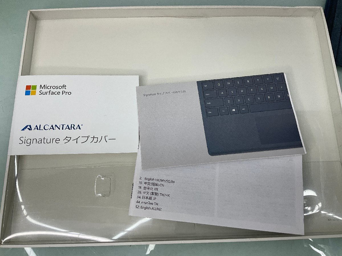 □ジャンク品！Microsoft∥マイクロソフト　Surface Pro用　ALCANTARA　Signature　タイプカバー　動作未確認のため【ジャンク品】□_画像4