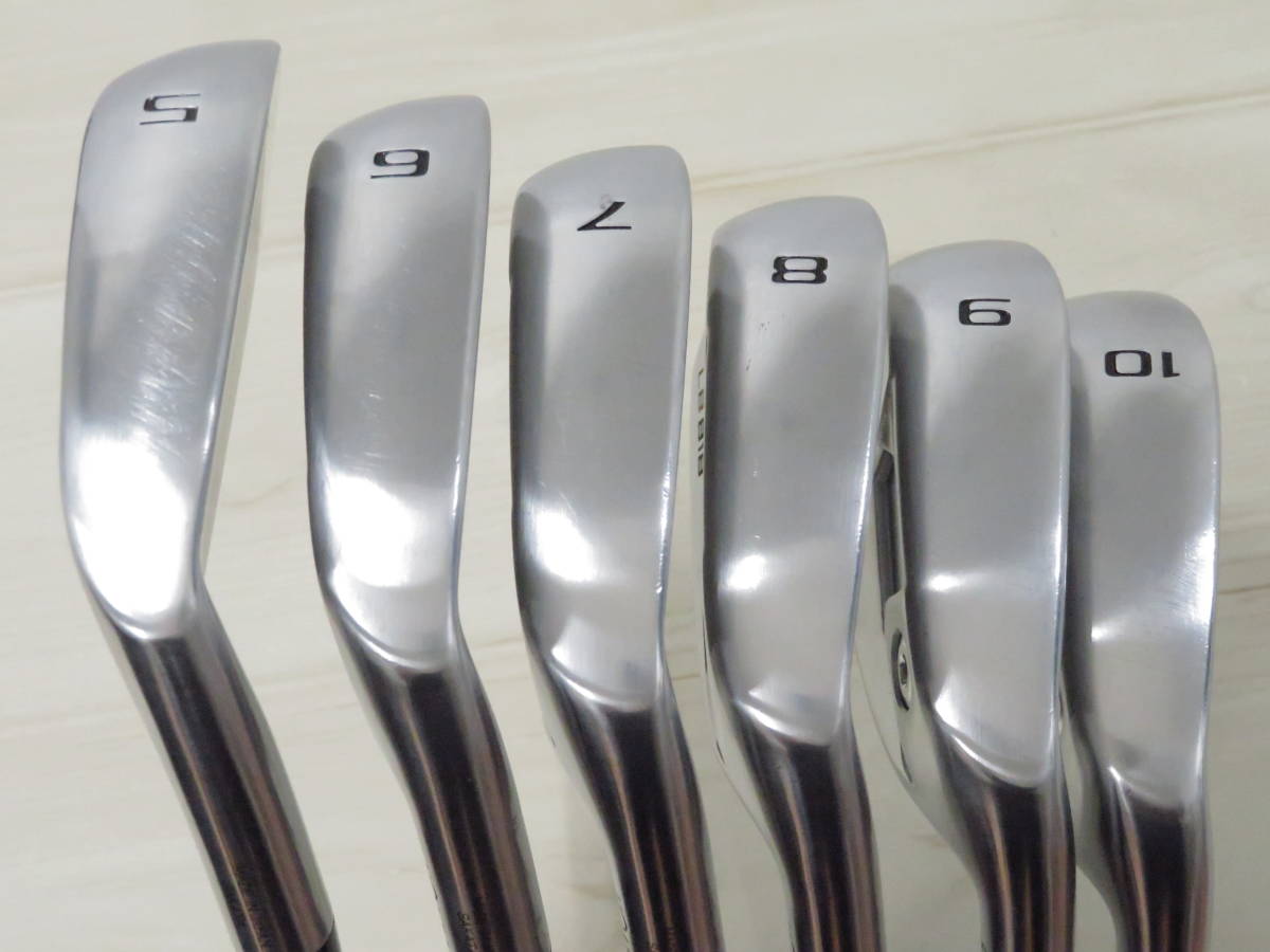 抜けがいい　本間ゴルフ　ＨＯＮＭＡ　ＬＢ－８１８　中空　５－１０　６本セット　リシャフト　ＴＯＵＲ　ＡＤ　ＡＤ－９５　Ｓ_画像6