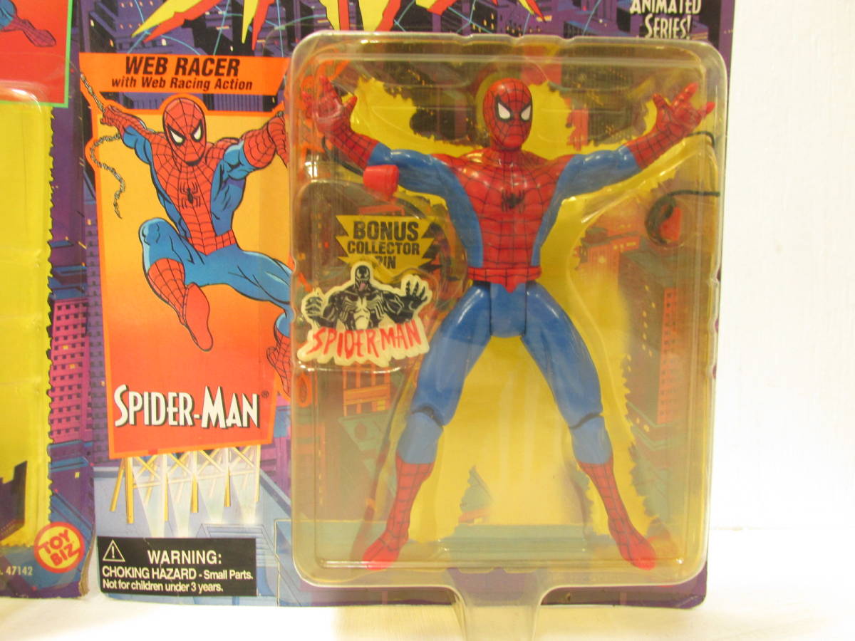 A「スパイダーマン 　TOY BIZ フィギュア 歯ブラシ　まとめて4点セット　未開封品」_画像5