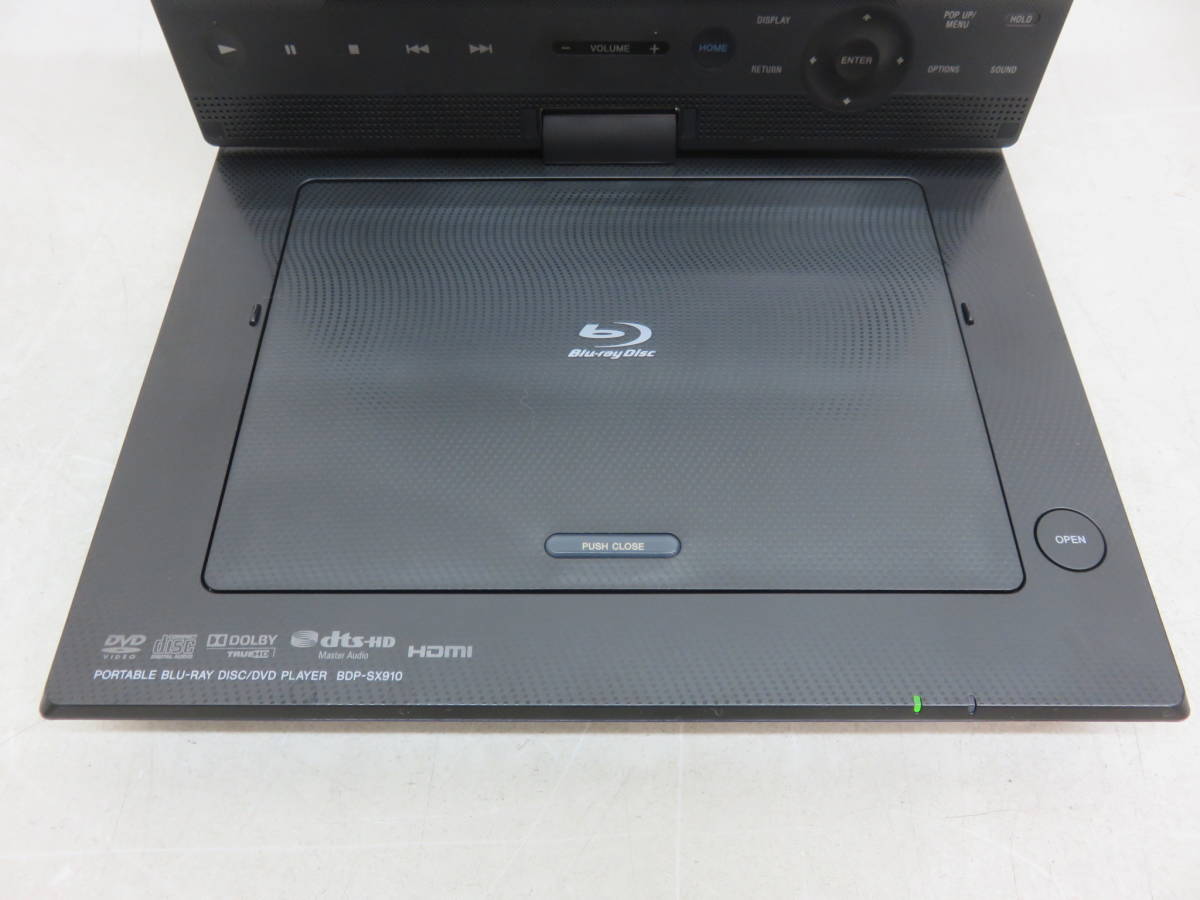 SONY ソニー BDP-SX910 ポータブルブルーレイプレーヤー 9V型 BVD/BD/CD/MP3 動作品 中古_画像3