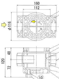 コーヨー（友鉄） 砂取器 25Ａ 25mm　スケルトン 塩ビ樹脂 在庫有　砂ろ過 砂こし器 井戸用 井戸ポンプ 新品 SKT25_画像3