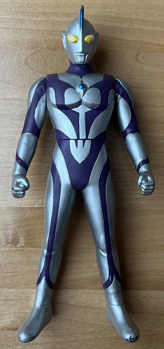 ◇ウルトラマン ウルトラヒーローシリーズ ウルトラマンコスモス スペースコロナモード 中古 ソフビ フィギュア 2002 バンダイ レトロ_画像1