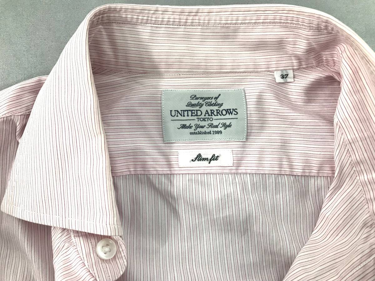 UNITED ARROWS　レディースファッション　シャツ　ブラウス　ピンク色　サイズ37　　　JTB-95_画像4