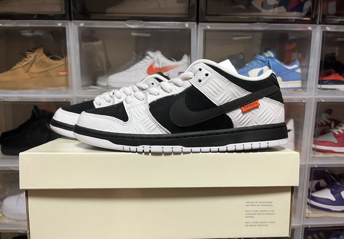 NIKE SB TIGHTBOOTH Dunk Low Pro QS Black and White_画像9
