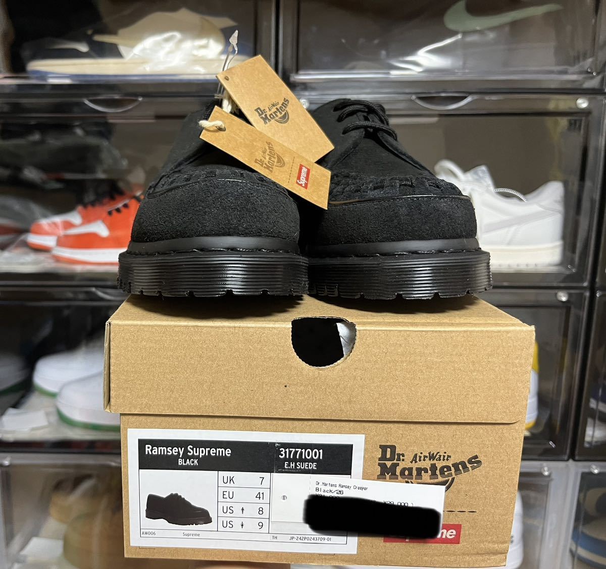 Supreme × Dr Martens Ramsey Creeper Black シュプリーム Supreme × Dr Martens Ramsey Creeper Black シュプリーム