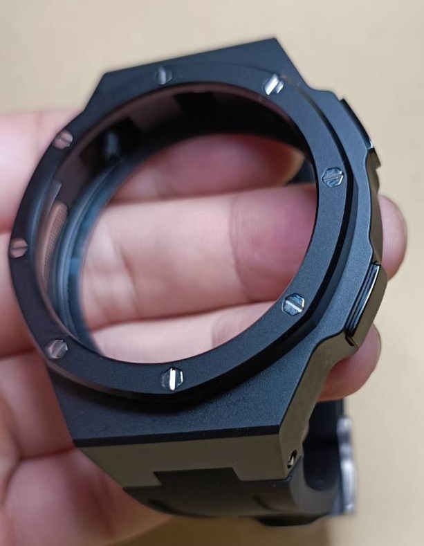  чёрный Raver Samsung Galaxy часы 6 Classic 47mm Samsung Galaxy Watch 6 Classic специальный metal кейс частота custom MOD металл 