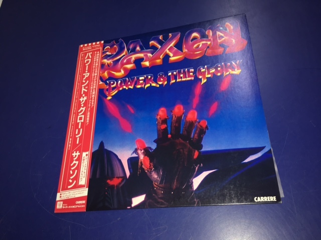 LPレコード/帯付き/P-11335●サクソン Saxon / Power & The Glory_画像1