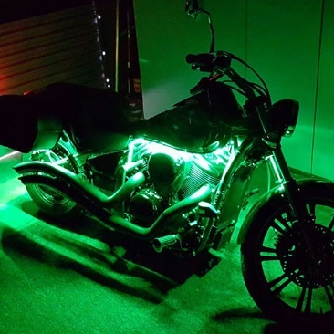 【送料無料】 LEDテープ グリーン 300連 白ベース 専用コネクター付 5m 防水 12V テープライト 緑 車 自動車 バイク オートバイ_画像5