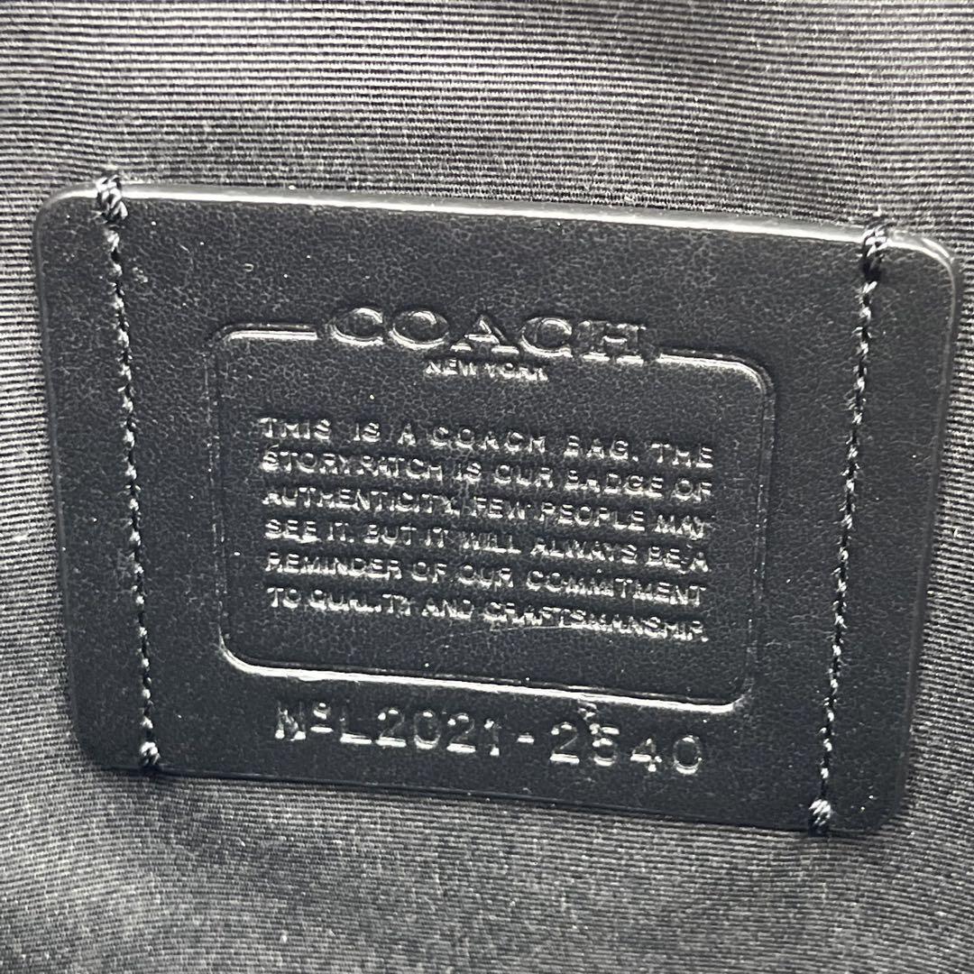 未使用級　COACH ボディバッグ レザー ショルダーバッグ 2540　メンズ_画像9