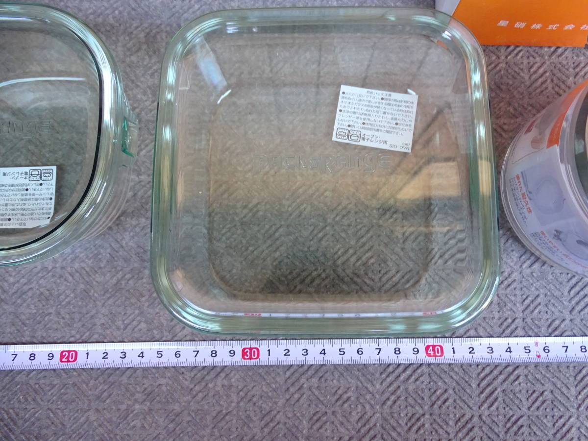 パック&レンジ　iwaki (イワキ) 耐熱ガラス 保存容器 3個セット ＋　セラーメイト密封びん0.5　セット_画像4