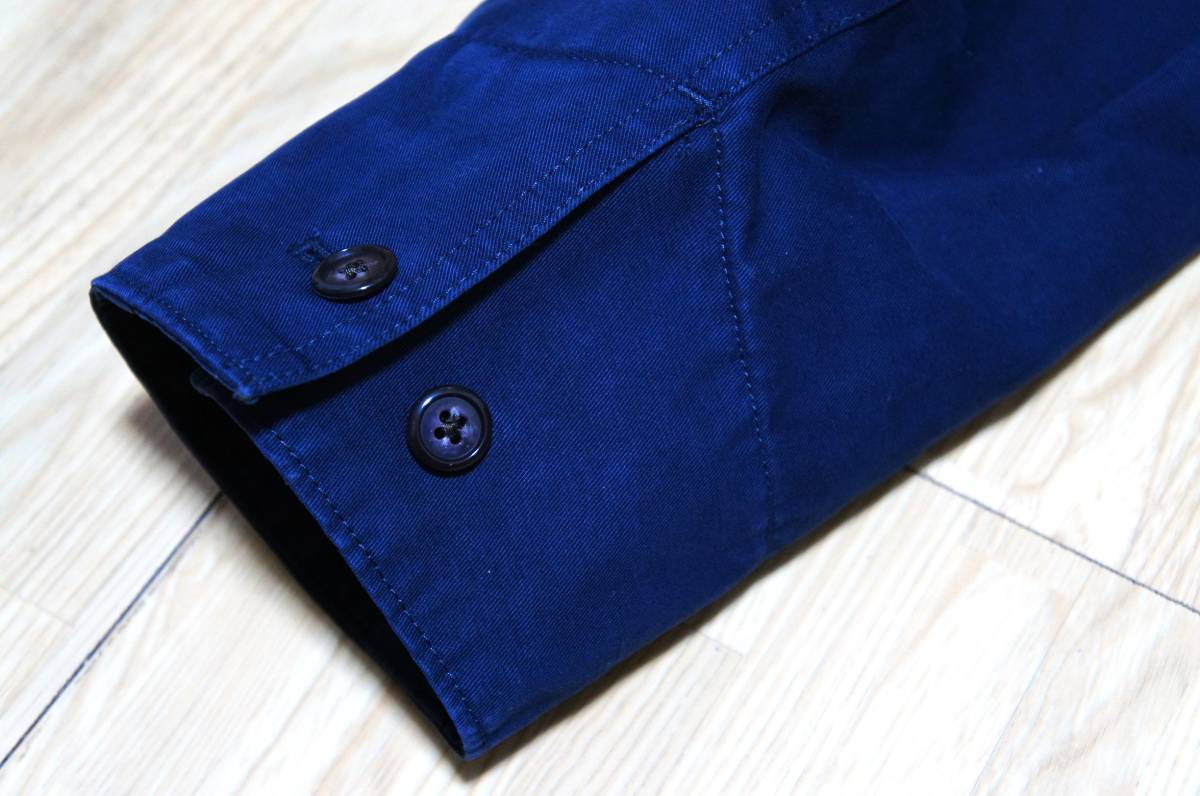 【新品】サイズ:40R (L相当) WALLACE & BARNES ウォレス&バーンズ blazer in Italian cotton-linen blend 麻混綿 3つボタン ジャケット 3_画像9