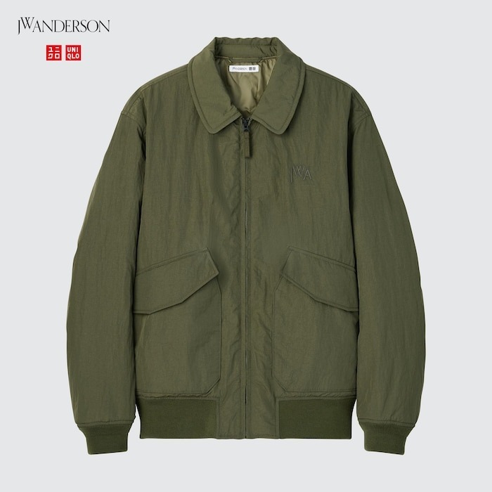 SALE！ 22AW 【新品】サイズ:XXL UNIQLO and JW ANDERSON ユニクロ JW アンダーソン パデッドショートブルゾン オリーブ 2_画像1