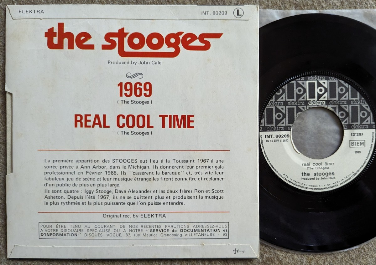 The Stooges-1969/Real Cool Time★仏Orig.7"/Iggy Pop_画像2