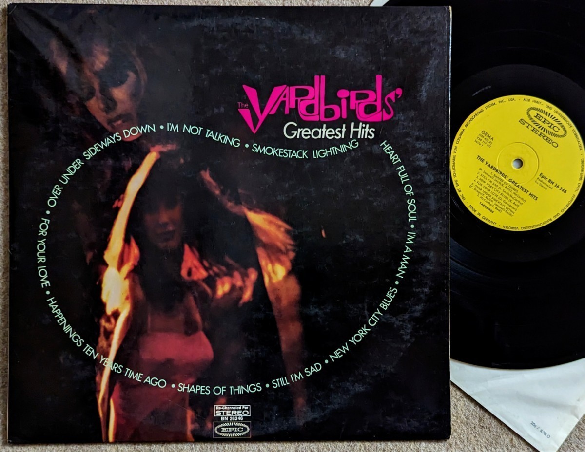 The Yardbirds-Greatest Hits★独Orig.ミス・プリント・カヴァー盤/Eric Clapton/Jeff Beck/Keith Relf_画像1