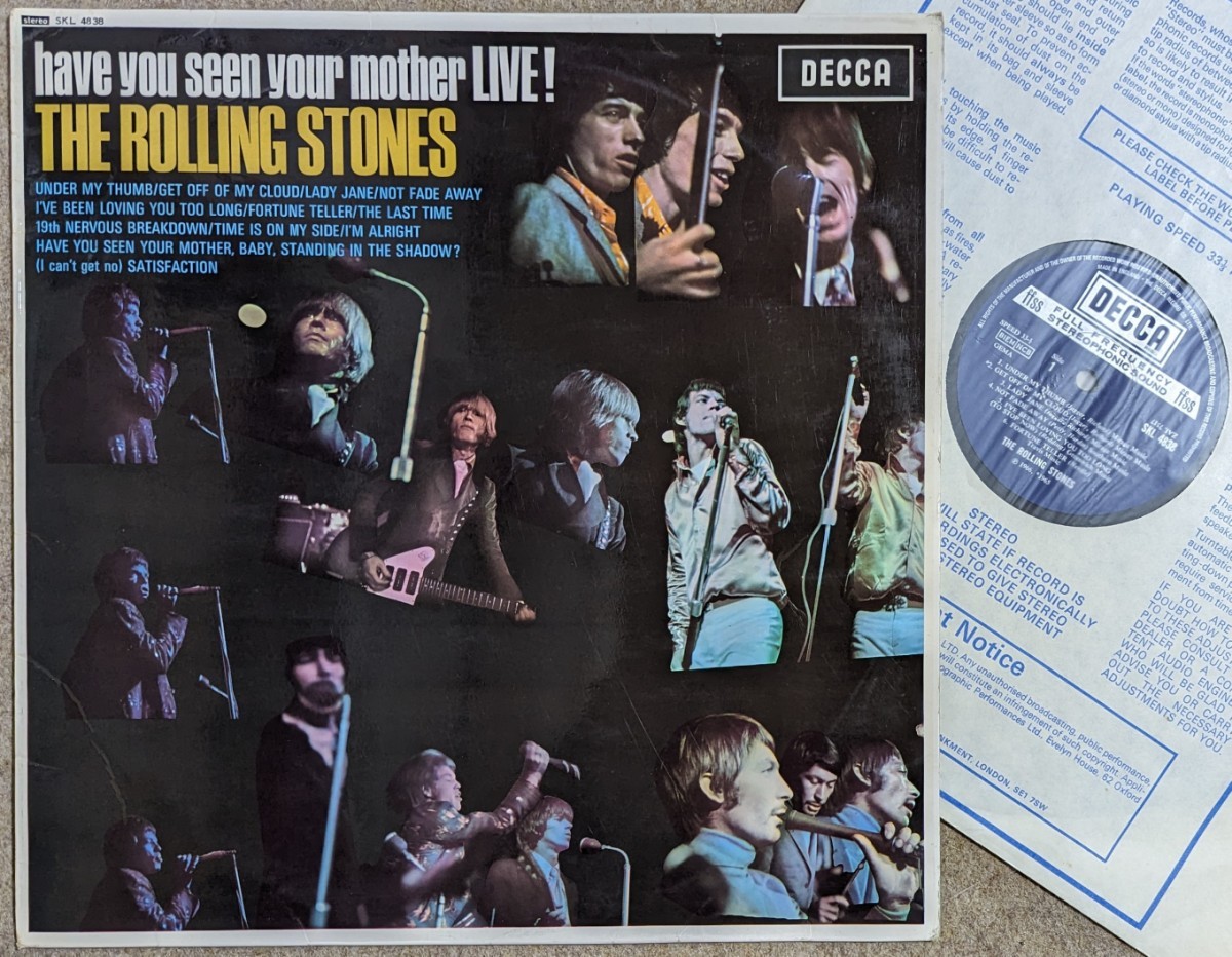 The Rolling Stones-Have You Seen Your Mother Live!★英エクスポート盤/マト1_画像1