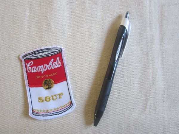 Campbell キャンベル スープ缶 パッケージ ロゴ 企業 ワッペン/パッチ 刺繍 カスタム 古着 海外 135_画像5